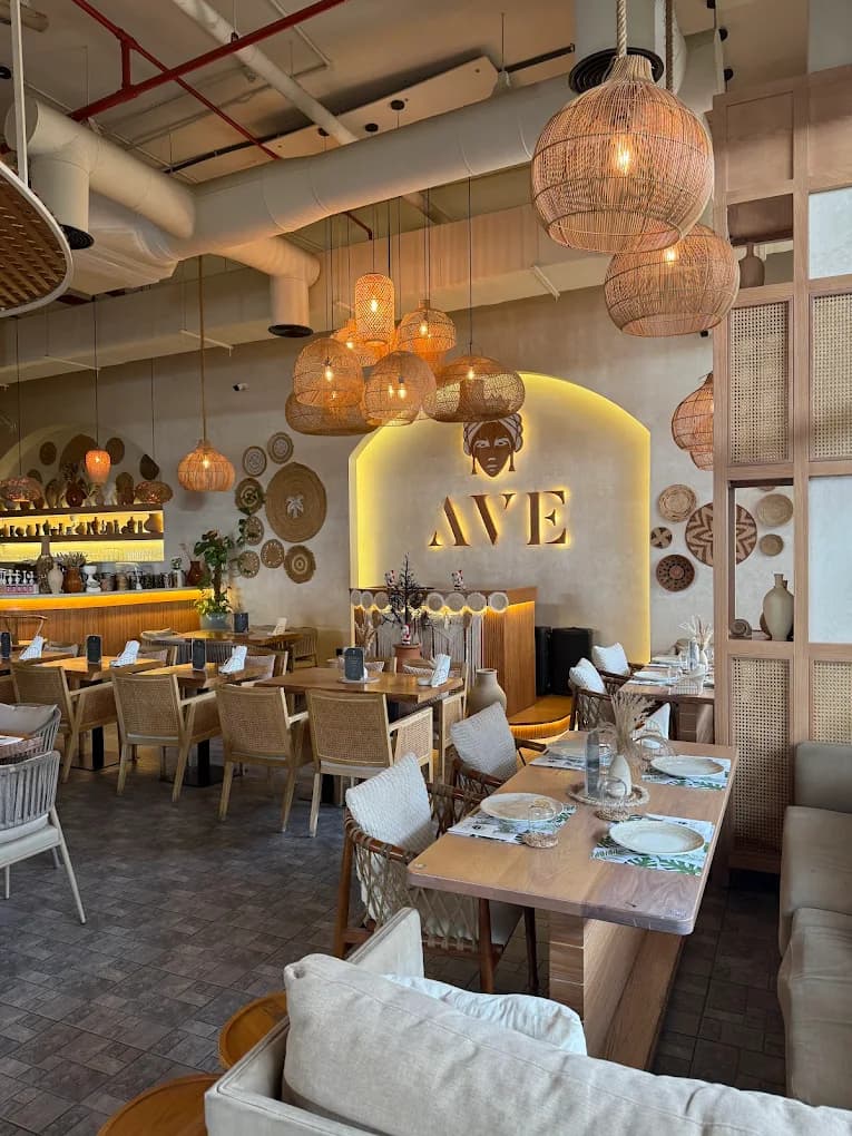 AVE restaurant cafe and sushi bar in Downtown Dubai