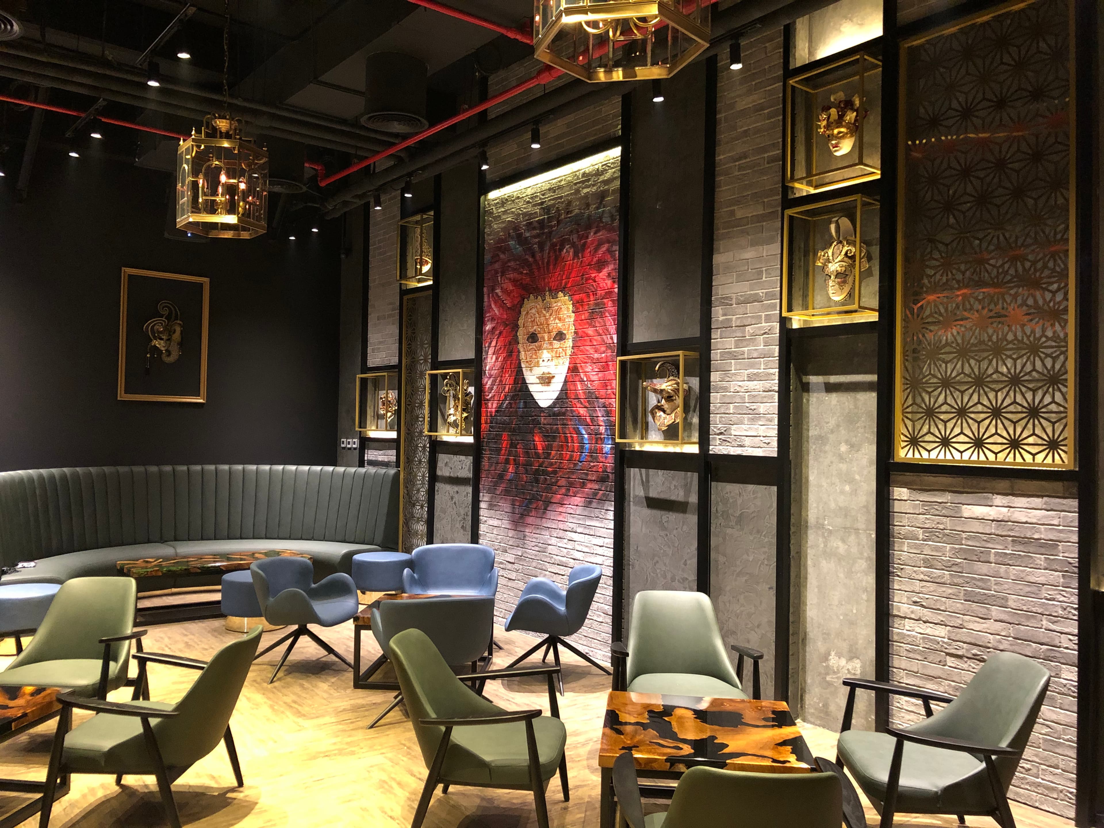 Crazy Mask bar and cigar lounge in JBR Dubai