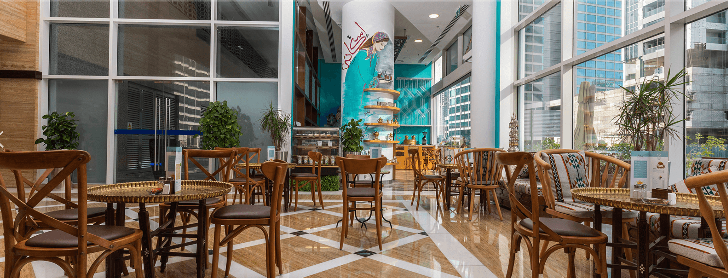 Estikana cafe in Business Bay Dubai