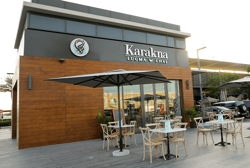 Karakna Emirati bites restaurant in City Walk Dubai