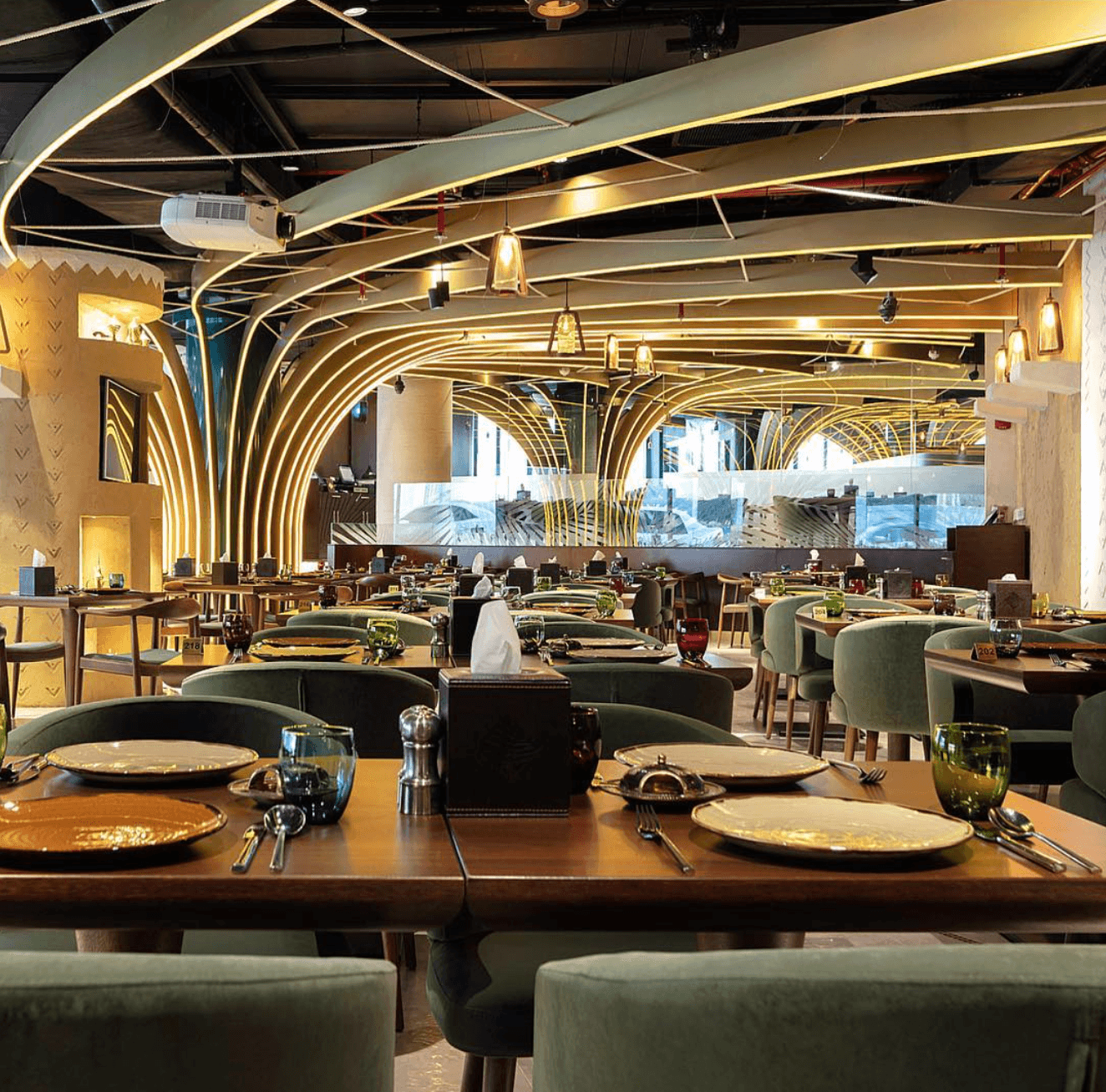 Karamna Alkhaleej fusion restaurant in Downtown Dubai