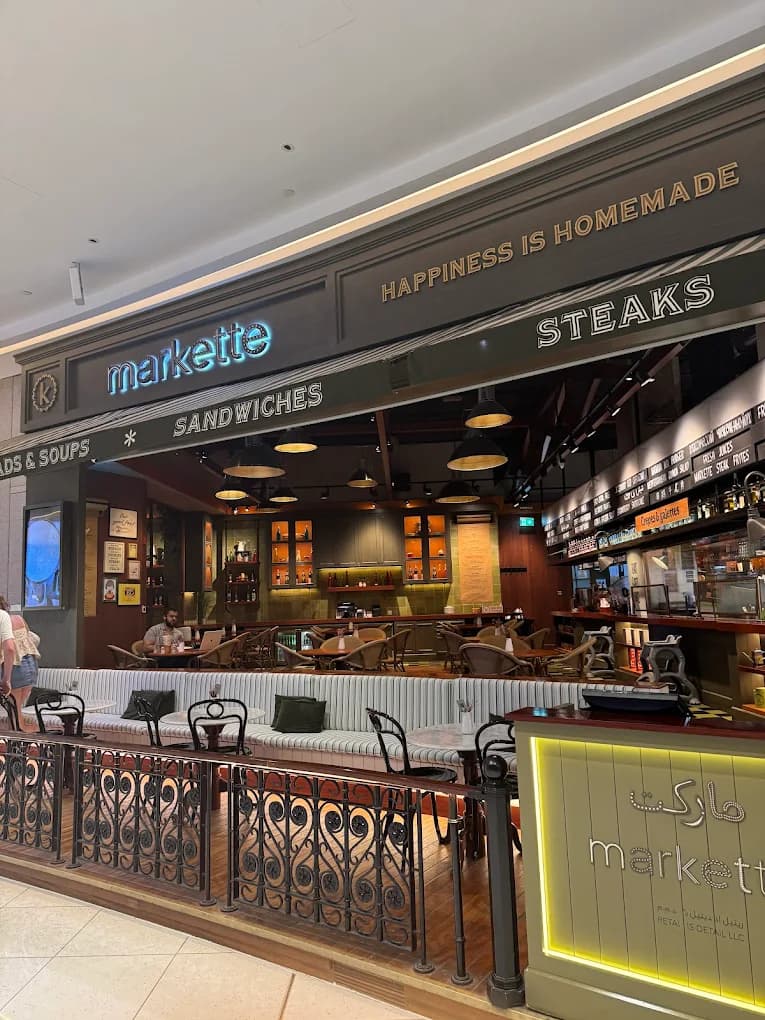 The Market elegant Mediterranean restaurant in Dubai Mall