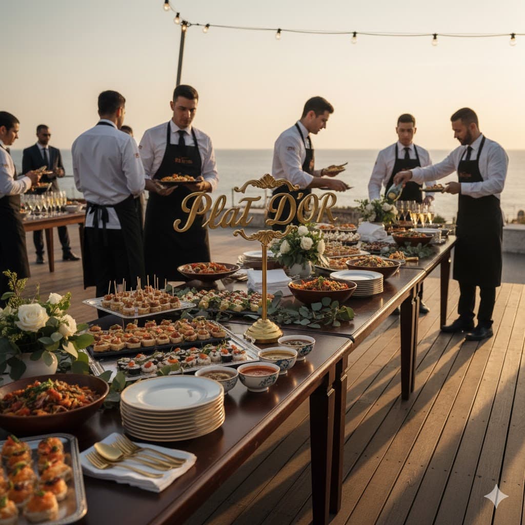 Plate D'ore catering company in Damascus